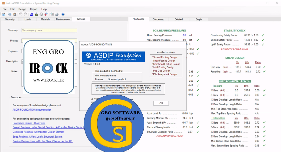 دانلود و آموزش نرم افزار اسدیپ فاندیشن ASDIP Foundation